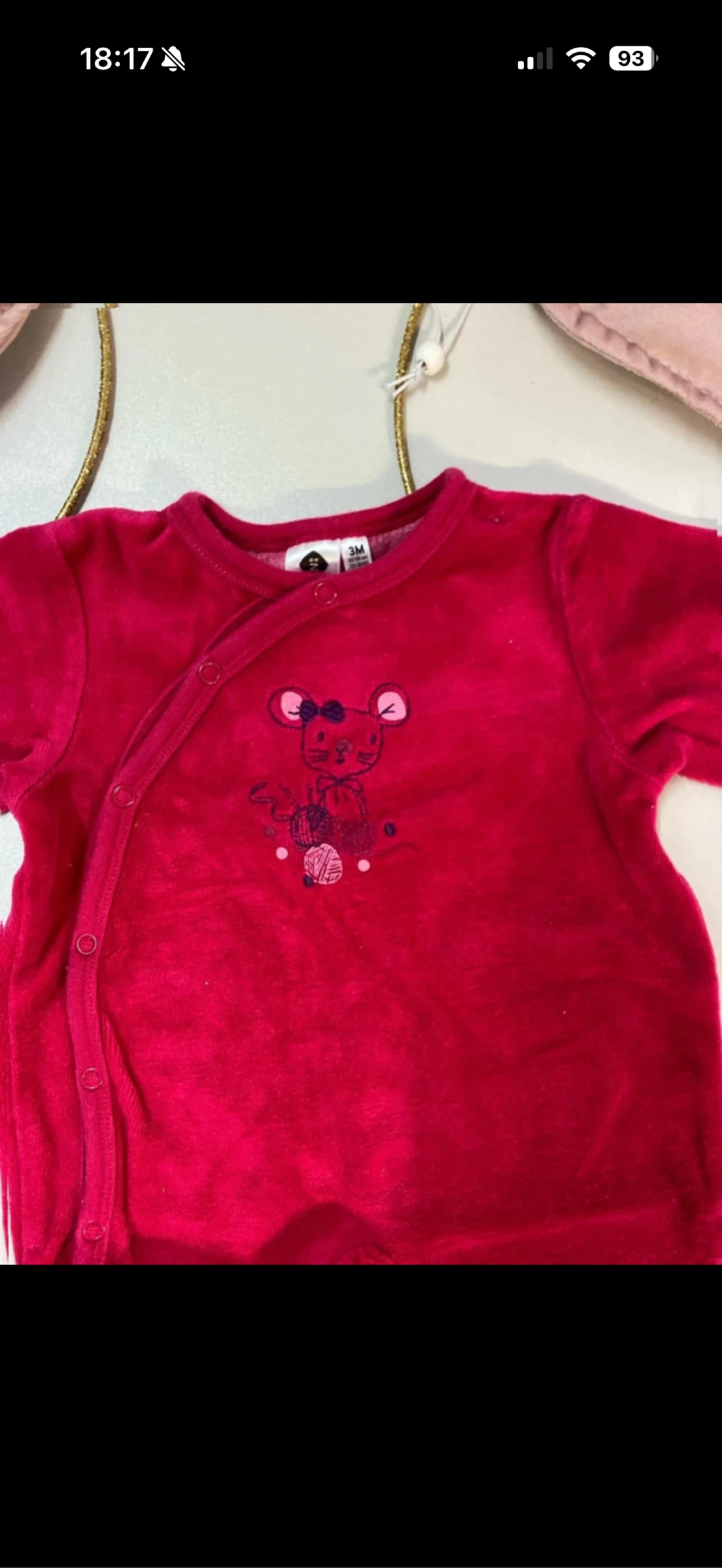 Baby girl pajamas - Grain de Blé - Size 3 months – photo 2